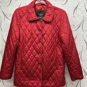 Coach quilted coat -pre loved condition- almost new